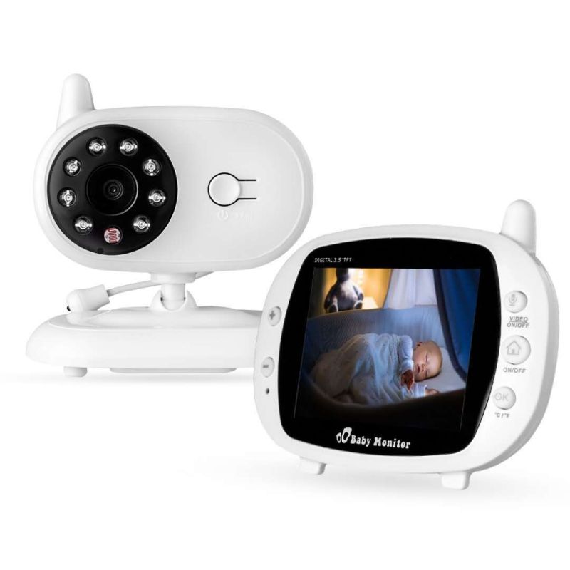SP850 Draadloze Video Babyfoon 3.5 Inch LCD Babysitter Nachtzicht 2-Weg Audio Moderne Ouderschap Gemoedsrust