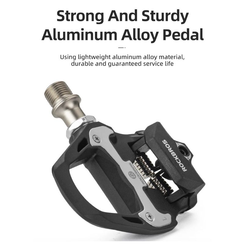 ROCKBROS SPD-SL Fietspedalen Ultralicht Aluminium en Afgedichte Lagers voor Prestatiegerichte Racefiets Efficiëntie
