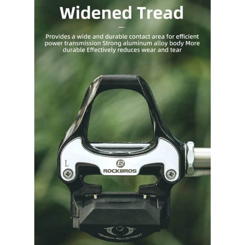 ROCKBROS SPD-SL Fietspedalen Ultralicht Aluminium en Afgedichte Lagers voor Prestatiegerichte Racefiets Efficiëntie