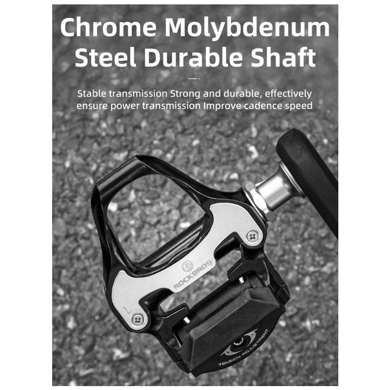 ROCKBROS SPD-SL Fietspedalen Ultralicht Aluminium en Afgedichte Lagers voor Prestatiegerichte Racefiets Efficiëntie