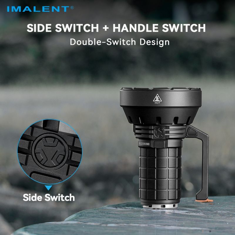 IMALENT SR16 LED Zaklamp | 55000 Lumen Krachtige Straal 1715m | Outdoor & Pro Gebruik