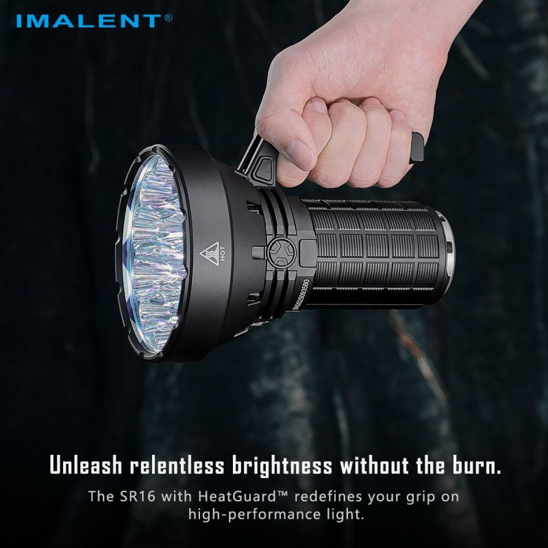 IMALENT SR16 LED Zaklamp | 55000 Lumen Krachtige Straal 1715m | Outdoor & Pro Gebruik