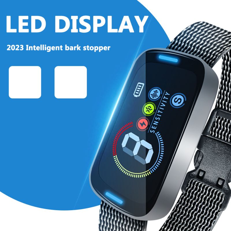 Anti Blafapparaat Huisdieren Intelligente Ultrasone Hondentrainingshalsband voor Veilige Blaffen Management