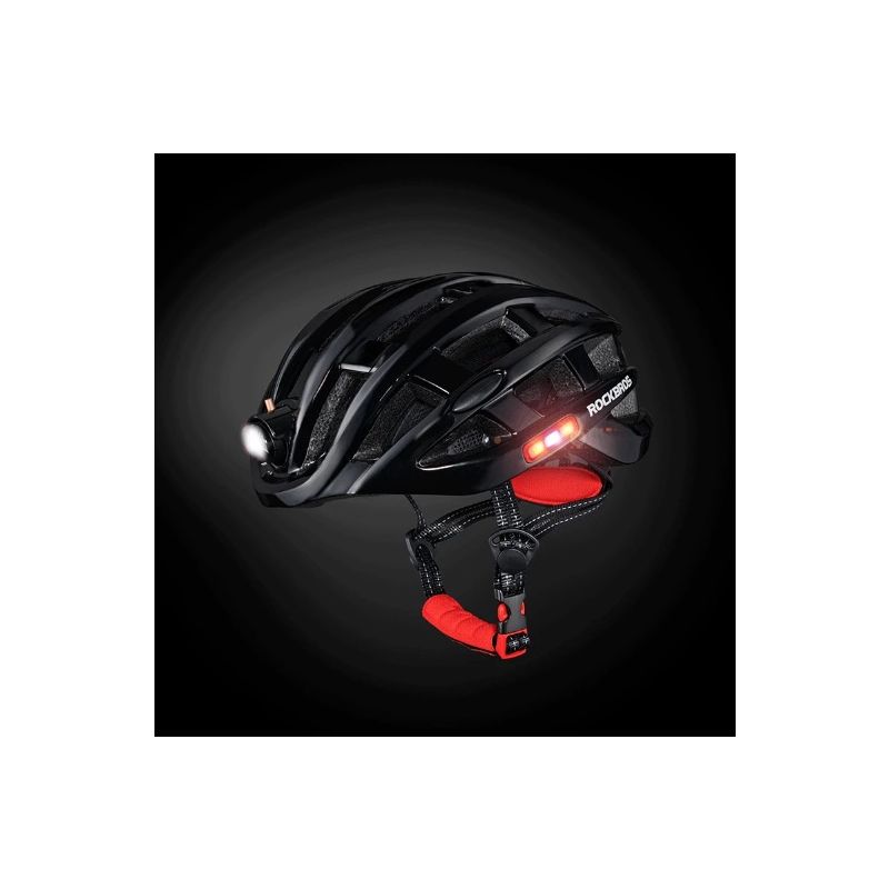 ROCKBROS lichte fietshelm ultralichte helm met geïntegreerde veiligheidsverlichting en USB-oplading fietsaccessoires