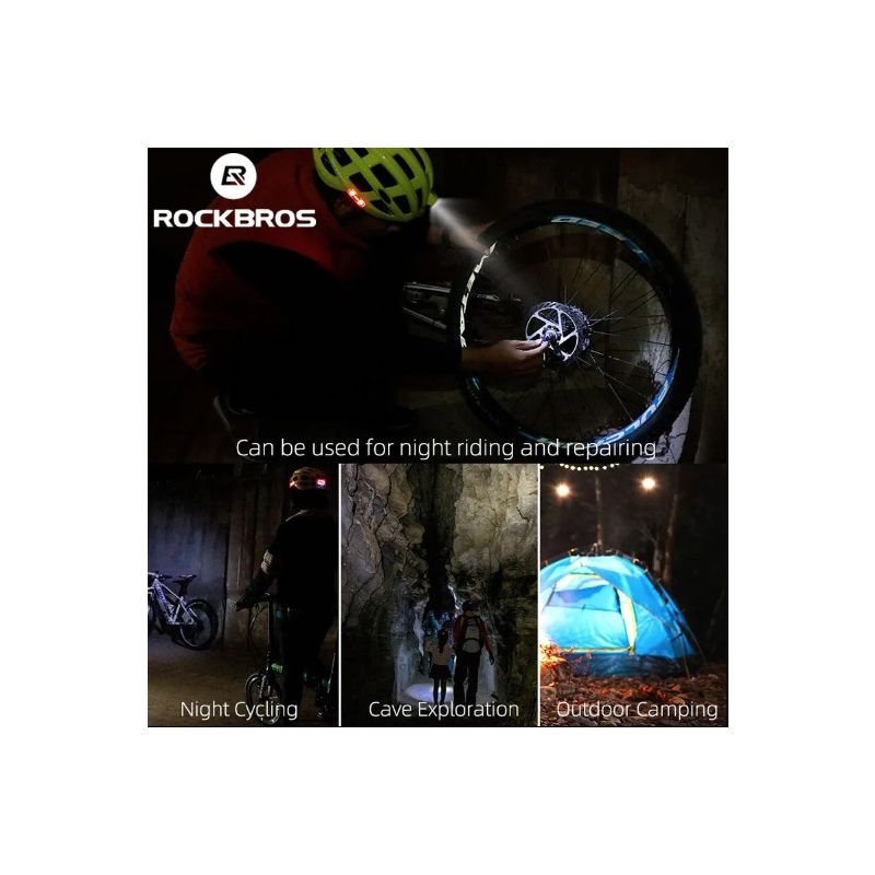 ROCKBROS lichte fietshelm ultralichte helm met geïntegreerde veiligheidsverlichting en USB-oplading fietsaccessoires