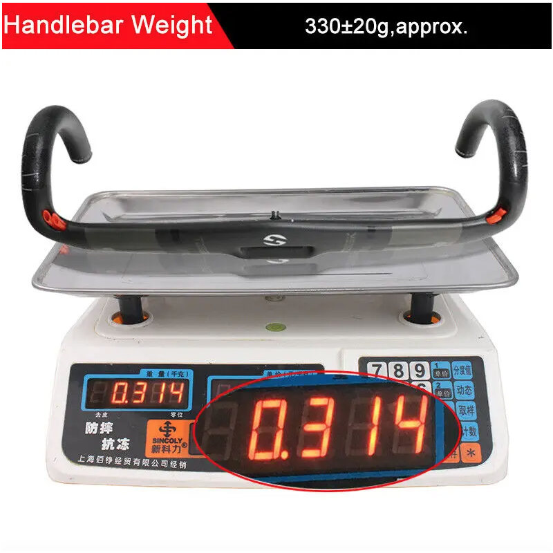 TOSEEK full carbon stuur 400mm 420mm 440mm hoogwaardige koolstofvezel racefiets stuur aerodynamisch design