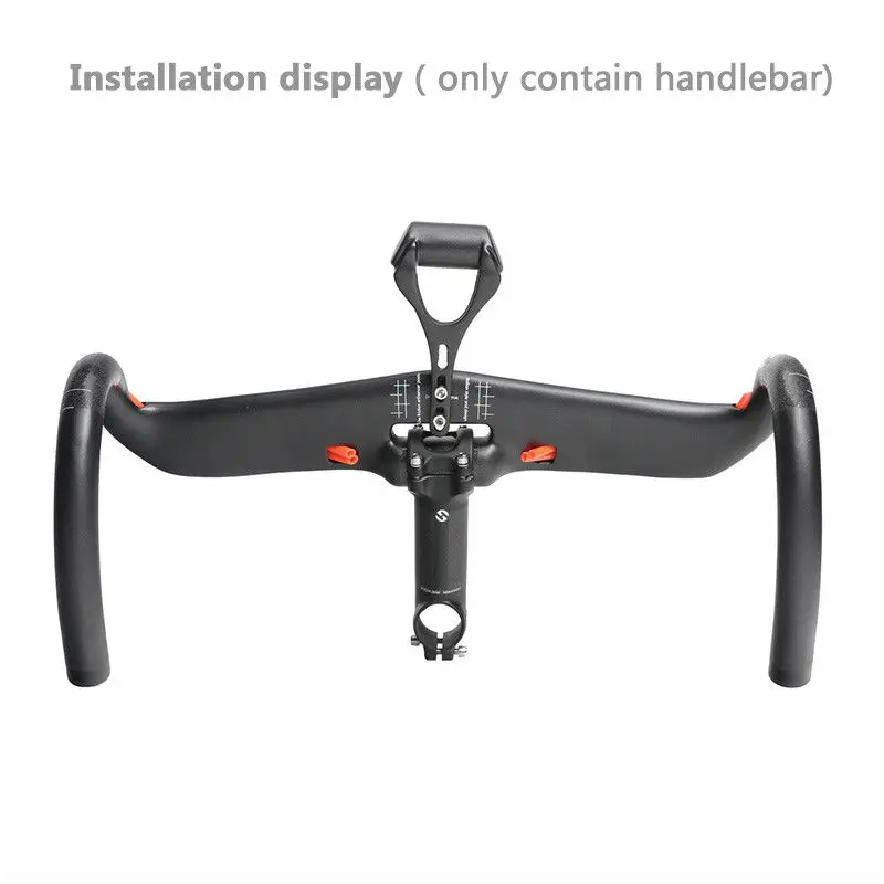 TOSEEK full carbon stuur 400mm 420mm 440mm hoogwaardige koolstofvezel racefiets stuur aerodynamisch design