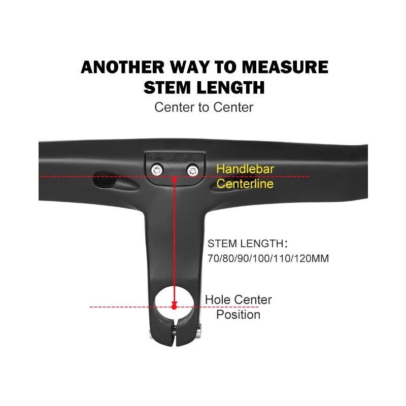 TOSEEK TR5500 racefiets stuur met volledig koolstofvezel stuurpen en geïntegreerde fietsaccessoires ultralicht