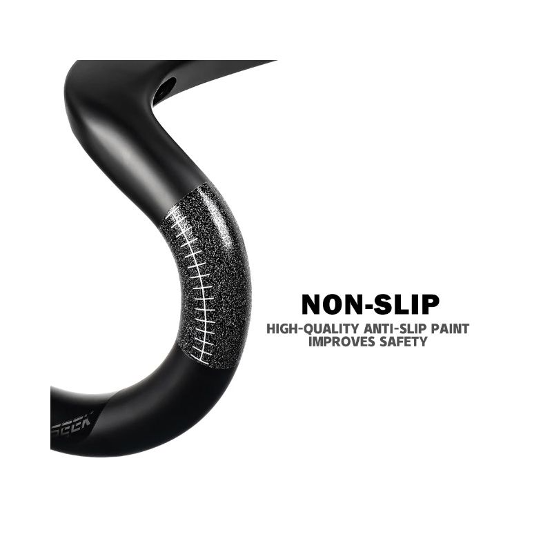 TOSEEK TR5500 racefiets stuur met volledig koolstofvezel stuurpen en geïntegreerde fietsaccessoires ultralicht