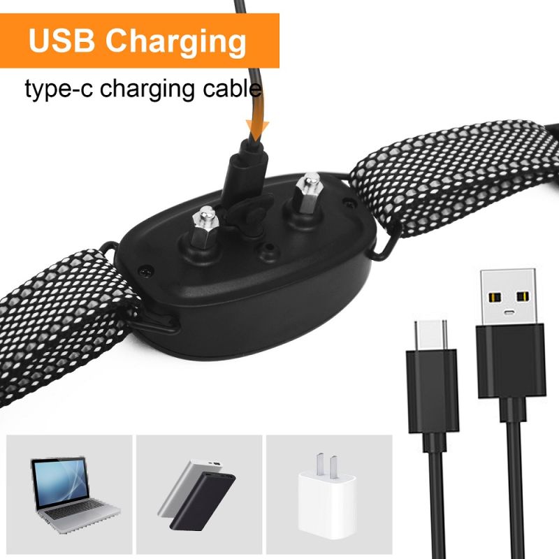 Automatische Anti-Blafhalsband Oplaadbare Blafstopper IP67 Waterdichte Halsband met Piep en Trillingsmodus