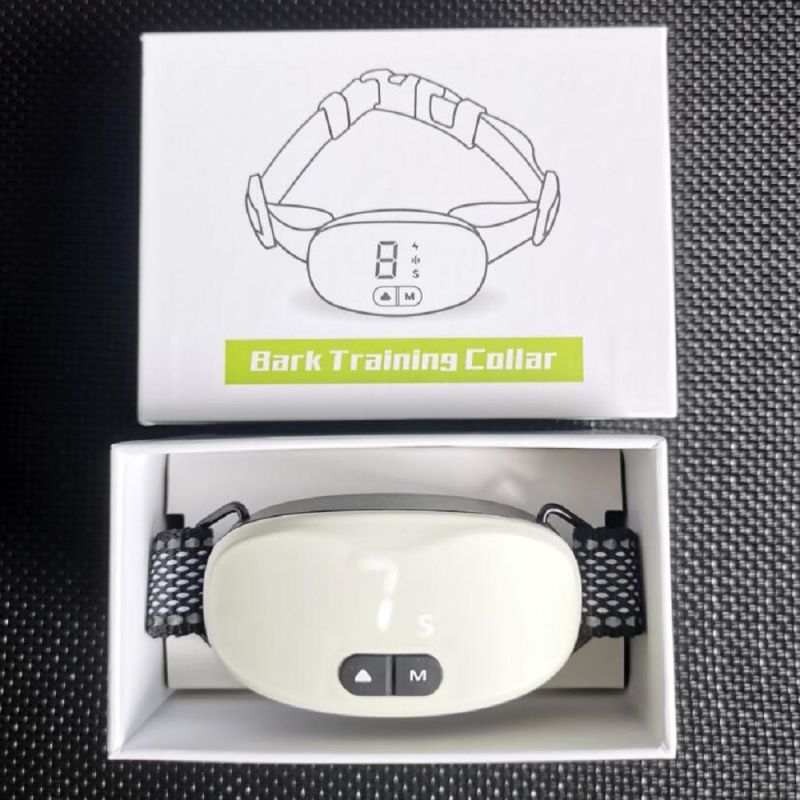 Automatische Anti-Blafhalsband Oplaadbare Blafstopper IP67 Waterdichte Halsband met Piep en Trillingsmodus