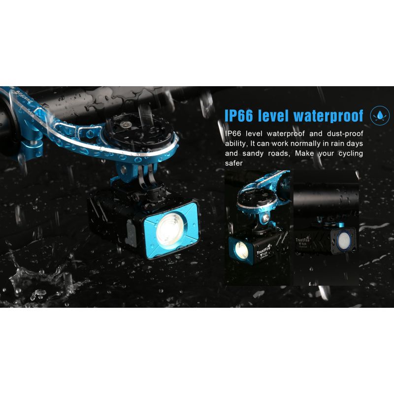 TrustFire D2R Fietslicht 450LM Fietslamp Type-C Oplaadbaar Waterdicht IP66 Helderheid Fietsverlichting Veiligheid