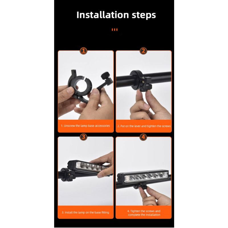 Fietslicht 5200 Lumen en 8000mAh Batterij Aluminiumlegering LED voorlicht Verstelbare Lichtmodi MTB Accessoires