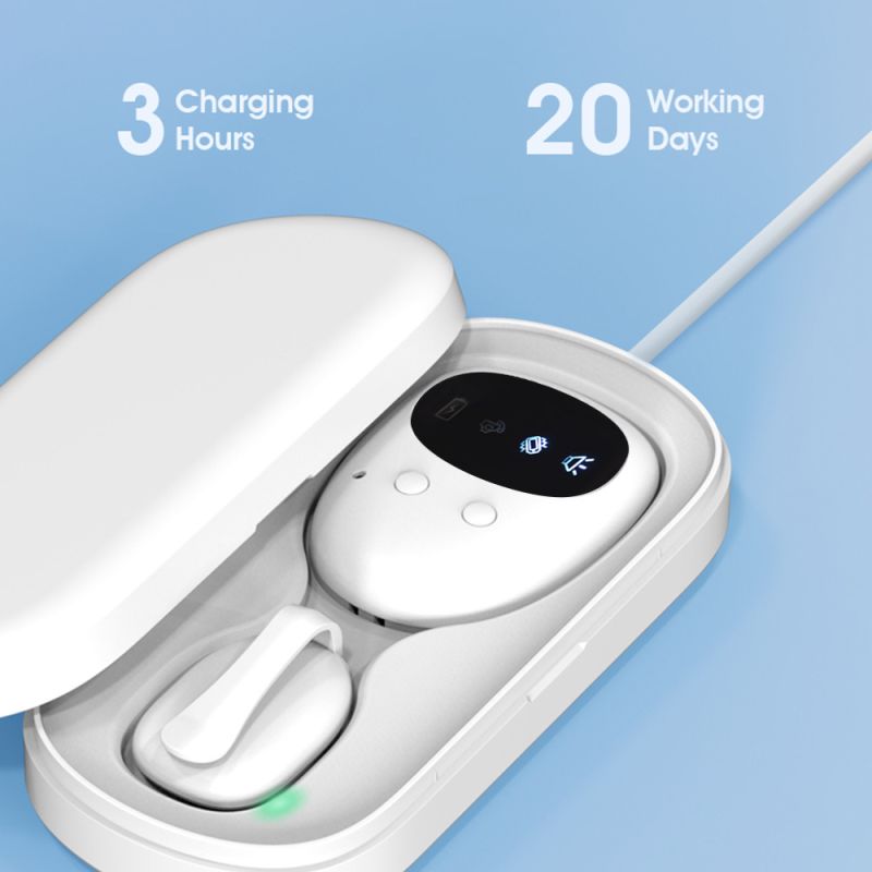 Draadloze Plaswekker Kinderen & Baby's - Effectief Enuresis Alarm voor Zindelijkheidstraining | Wit, 10-20M