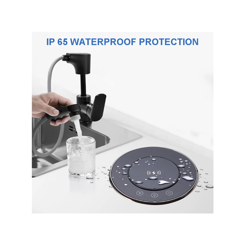 Elektrische Hijscontactdozen Verborgen Tafelblad Uitlaat met Gemotoriseerde Pop-Up Uitlaat USB Draadloos Opladen