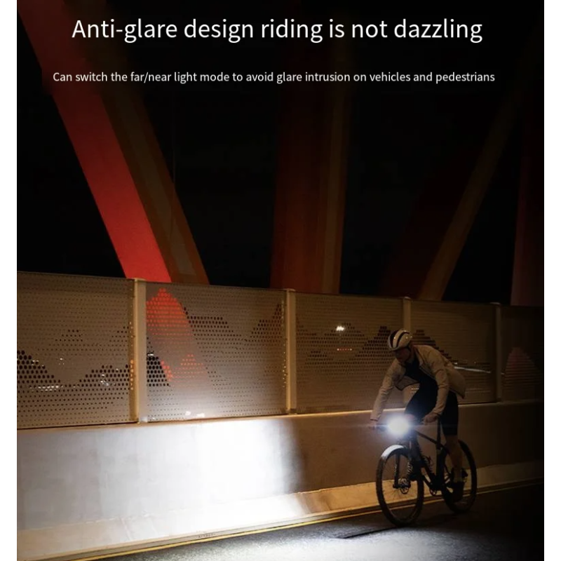 XOSS XL3000 Fietslamp 3000 Lumen Koplamp Waterdicht Type C Oplaadbaar Veiligheid Nachtelijke Rit Fiets Voorlamp
