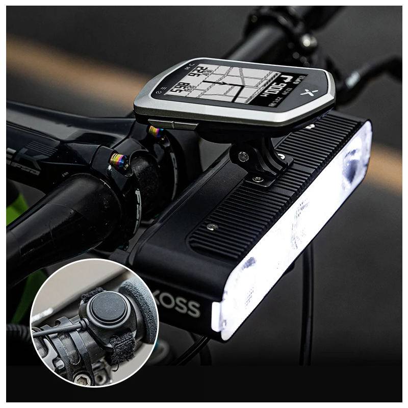 XOSS XL3000 Fietslamp 3000 Lumen Koplamp Waterdicht Type C Oplaadbaar Veiligheid Nachtelijke Rit Fiets Voorlamp