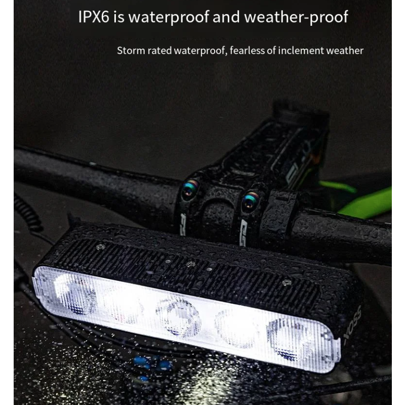 XOSS XL3000 Fietslamp 3000 Lumen Koplamp Waterdicht Type C Oplaadbaar Veiligheid Nachtelijke Rit Fiets Voorlamp