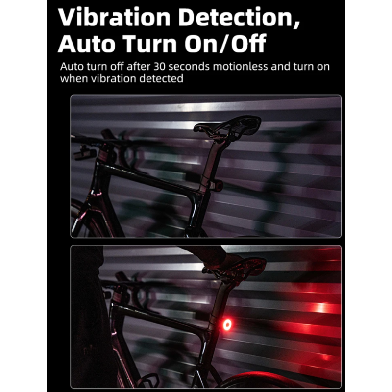 XOSS XR Pro fietsachterlicht met slimme automatische remdetectie waterdicht LED opladen voor optimale fietsveiligheid