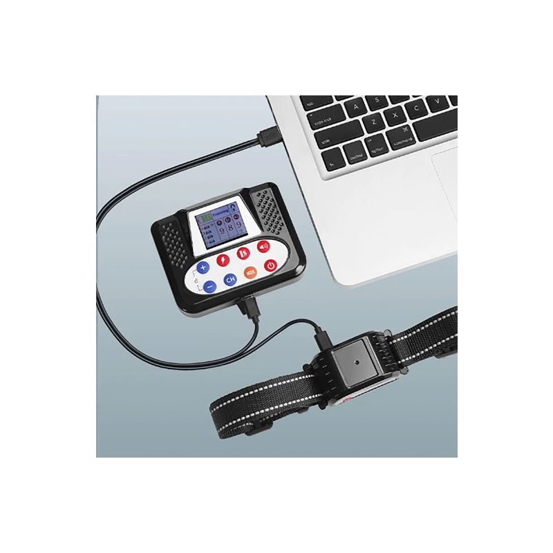 Huisdier Draadloos Elektronisch Hek Anti-blaf Slim Hondentrainingsapparaat met Kleuren Scherm Ergonomisch Design