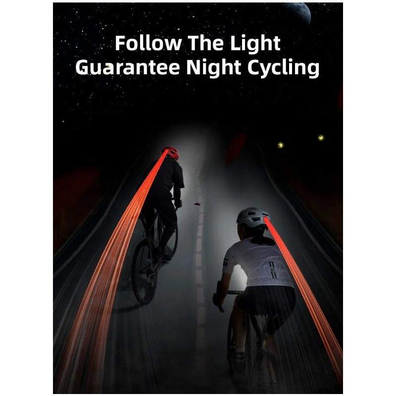 ROCKBROS Fietshelm met LED-achterlicht Ultralicht en Waterafstotend MTB en Racefietshelm Fietsveiligheid