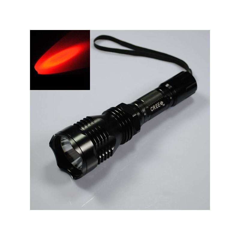 Recente Uniquefire HS-802 rode LED zaklamp voor bergsport lange afstand avontuur robuust en waterdicht ontwerp