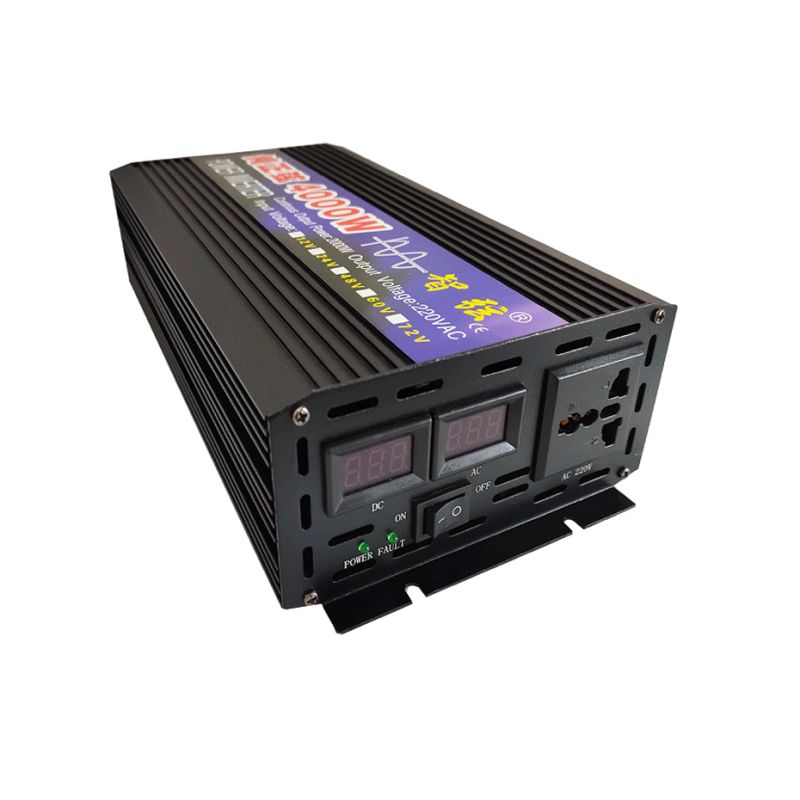 Zuivere Sinus Omvormer 2000W 3000W 4000W Solar Auto LED Display Gevoelige Elektronica Voeding Camping Noodstroom