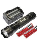 Multi Color Select UltraFire 501b U2 1300 Lumen 5 Modi LED-zaklamp  2 * 18650 Batterij  oplader