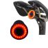 XLite100 Intelligente Fiets Achterlicht USB Slimme Fietsrem COB LED Veiligheid voor Woon-werkverkeer Trail Fietsen