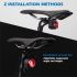 ANTUSI A8 Racefiets Anti-diefstal Alarm Slot met Automatische Rem Draadloze Bel en Fietsachterlicht Veiligheid