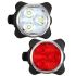 USB oplaadbaar fietslicht HJ-030 3 LED 4 modi waterdicht voor fietsveiligheid nachtelijke ritten en zichtbaarheid