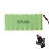 8 Stuks AA Ni-MH 9.6V 1800mAh Oplaadbare Batterij met SM Plug voor RC Speelgoedauto, Hoge Capaciteit Batterij