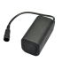 Waterdicht oplaadbaar 8.4V batterijpack 4*18650 5200mAh voor fietsverlichting fietszekerheid en lange afstandsritten