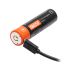 18650 2600mAh 3.7V Micro USB oplaadbare Li-ion batterij met hoge energiedichtheid duurzame energiebron