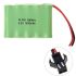 5x AA Ni-MH 1800mAh 6V SM-plug Batterij voor RC, Krachtige, Duurzame Speelgoedauto Batterij