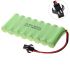 8 Stuks AA Ni-MH 9.6V 1800mAh Oplaadbare Batterij met SM Plug voor RC Speelgoedauto, Hoge Capaciteit Batterij