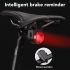ANTUSI A8 Racefiets Anti-diefstal Alarm Slot met Automatische Rem Draadloze Bel en Fietsachterlicht Veiligheid