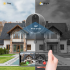 Tuya Smart 1080P WiFi Kijkgaatje Videocamera met PIR Bewegingsmelder en 120 graden kijkhoek voor Huisbeveiliging