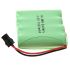 Accu AA 4.8V 1800mAh Ni-MH Batterij met SM-stekker Oplaadbaar voor Speelgoedauto & Meer!