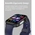 ET570 Smartwatch Bloedglucose ECG Bloeddruk voor Android iOS | H-band Gezondheidspartner IP68