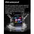 ET570 Smartwatch Bloedglucose ECG Bloeddruk voor Android iOS | H-band Gezondheidspartner IP68