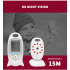 VB601 2.4G Draadloze Video Babyfoon Kleur Beveiligingscamera met Nachtzicht Tweerichtingscommunicatie IR LED