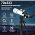 Bossdun 333X professionele astronomische telescoop voor sterrenkijken kindertelescoop en maan observatie