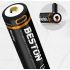 BESTON 18650 3.7V batterij hoge capaciteit 3500mAh Micro USB oplaadbaar perfecte energieoplossing elektronica