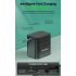 8-slots oplader met slim flip top compartiment en Type-C poort krachtige efficiënte laadoplossing