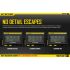 Nitecore D4 Digicharger veelzijdige intelligente oplader met LCD scherm voor Li-ion 18650 en Ni-MH batterijen