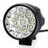 9T6 LED Fietsverlichting 10800 Lumen Waterdicht IP65 Met Drievoudige Modi Oplaadbaar Batterij Inbegrepen Zwart