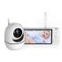 ABM501 Video Babyfoon 2.4G Draadloos 5.0 Inch LCD Nachtzicht 2-weg Audio Temperatuur Monitoring Gemoedsrust