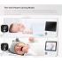AMB900 Video-Babyfoon 2,8 inch IPS scherm 720P Betrouwbare Draadloze Babycamera Nachtzicht Tweeweg Intercom