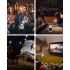HY300 Android Projector 1280x720P Full HD WiFi 6 Slimme Draagbare Projector voor Thuisbioscoop en Kantoor